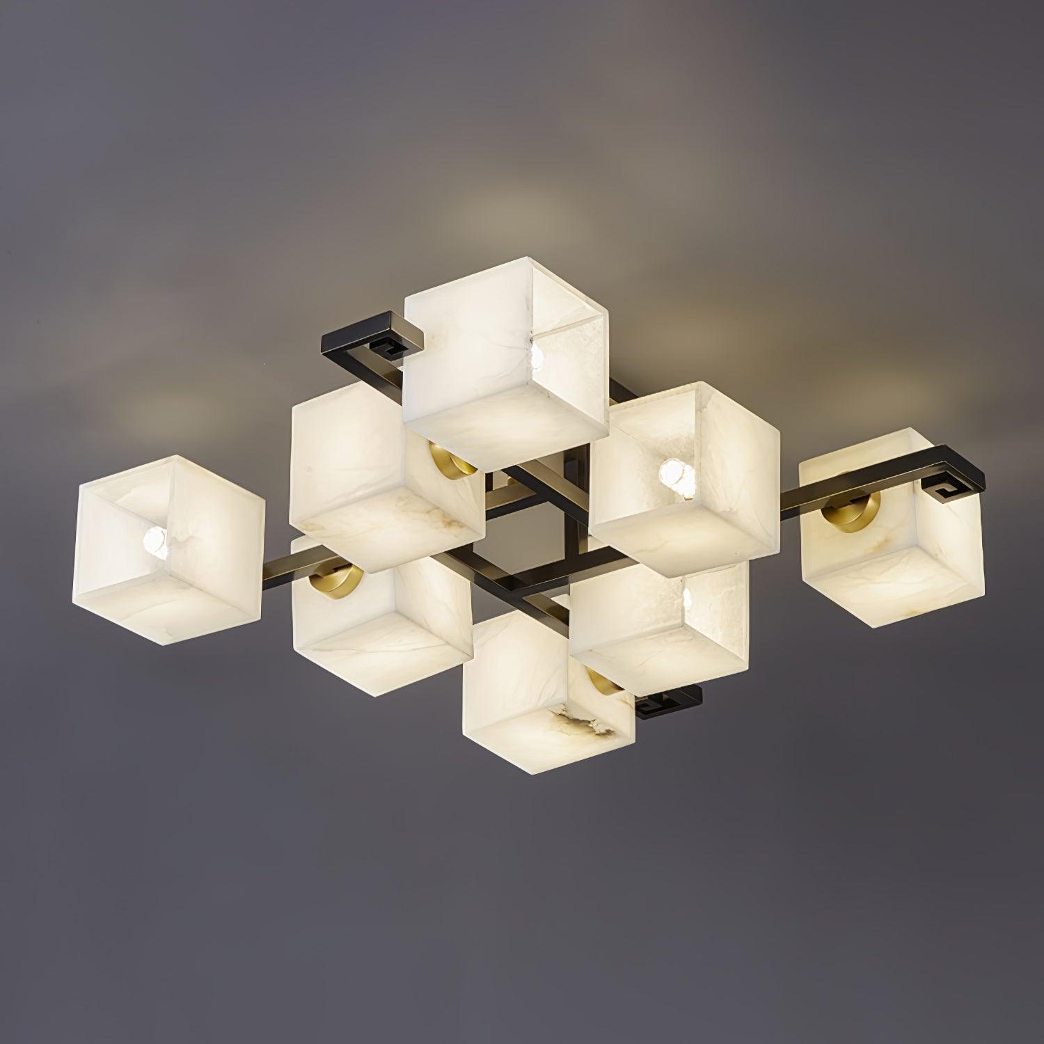 Cubilis Alabaster Ceiling Light