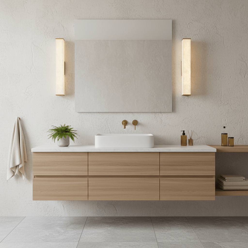 Caboze Alabaster Wall Light