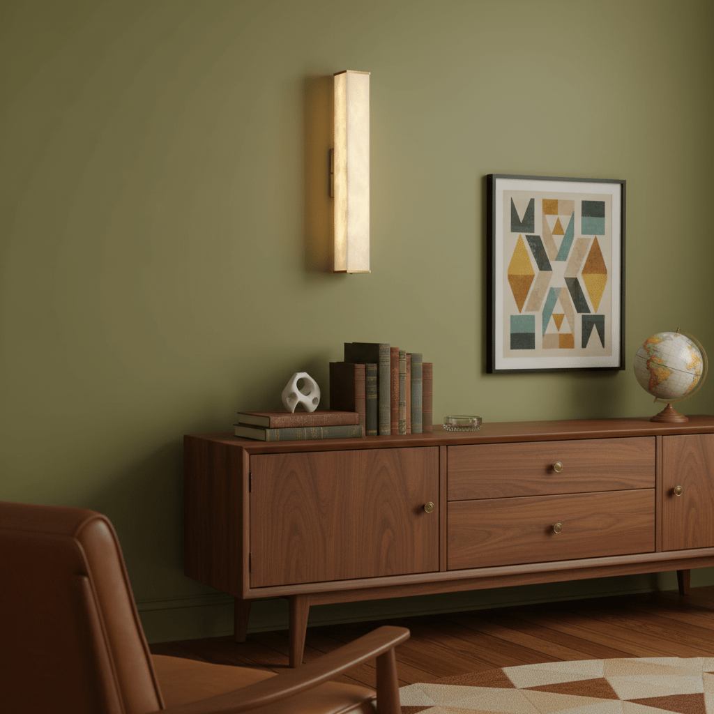 Caboze Alabaster Wall Light