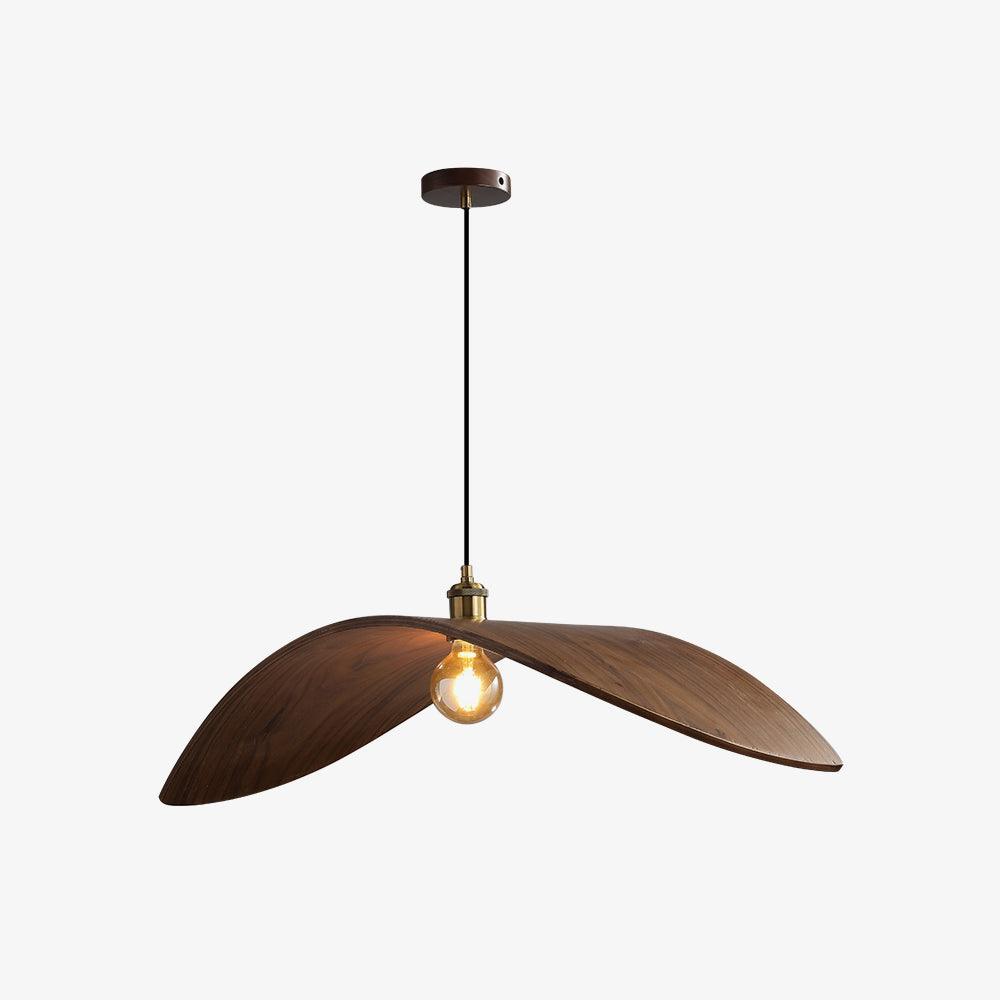 Curved Wood Design Pendant Light