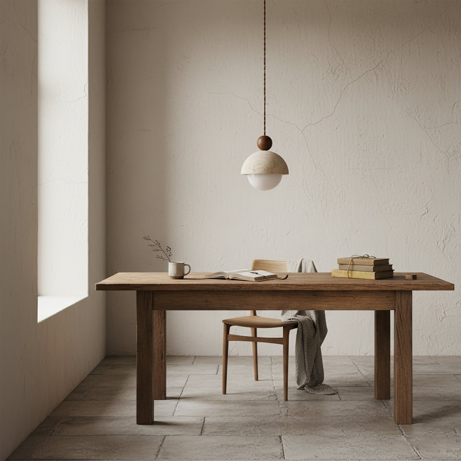 Nordale Travertine Pendant Light