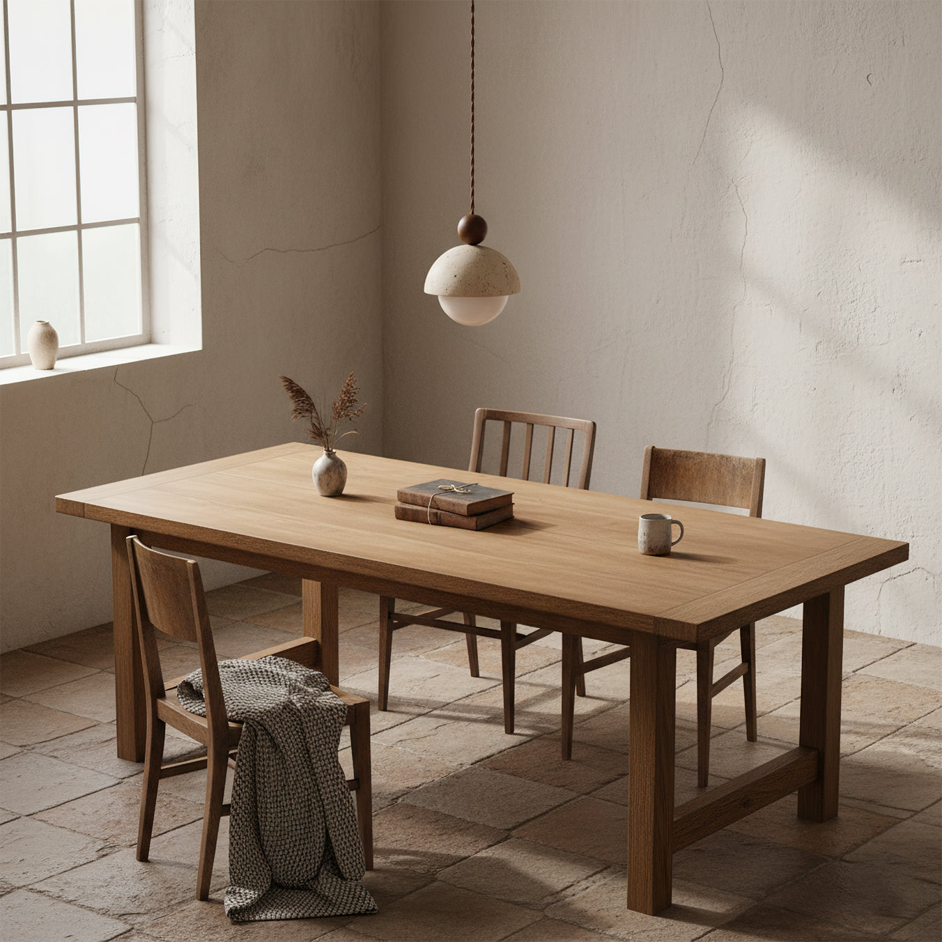 Nordale Travertine Pendant Light
