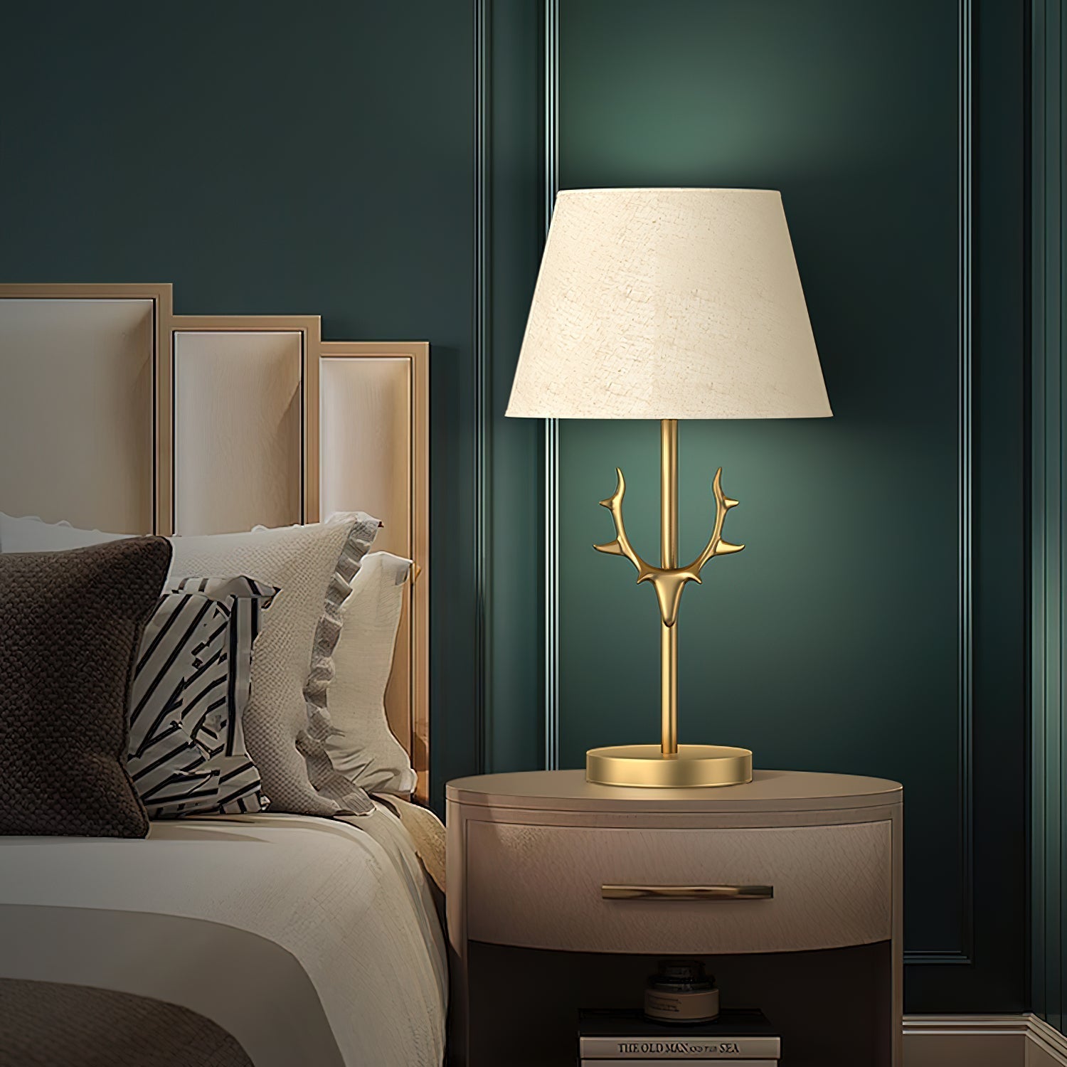 Darlo Stag Antler Table Lamp