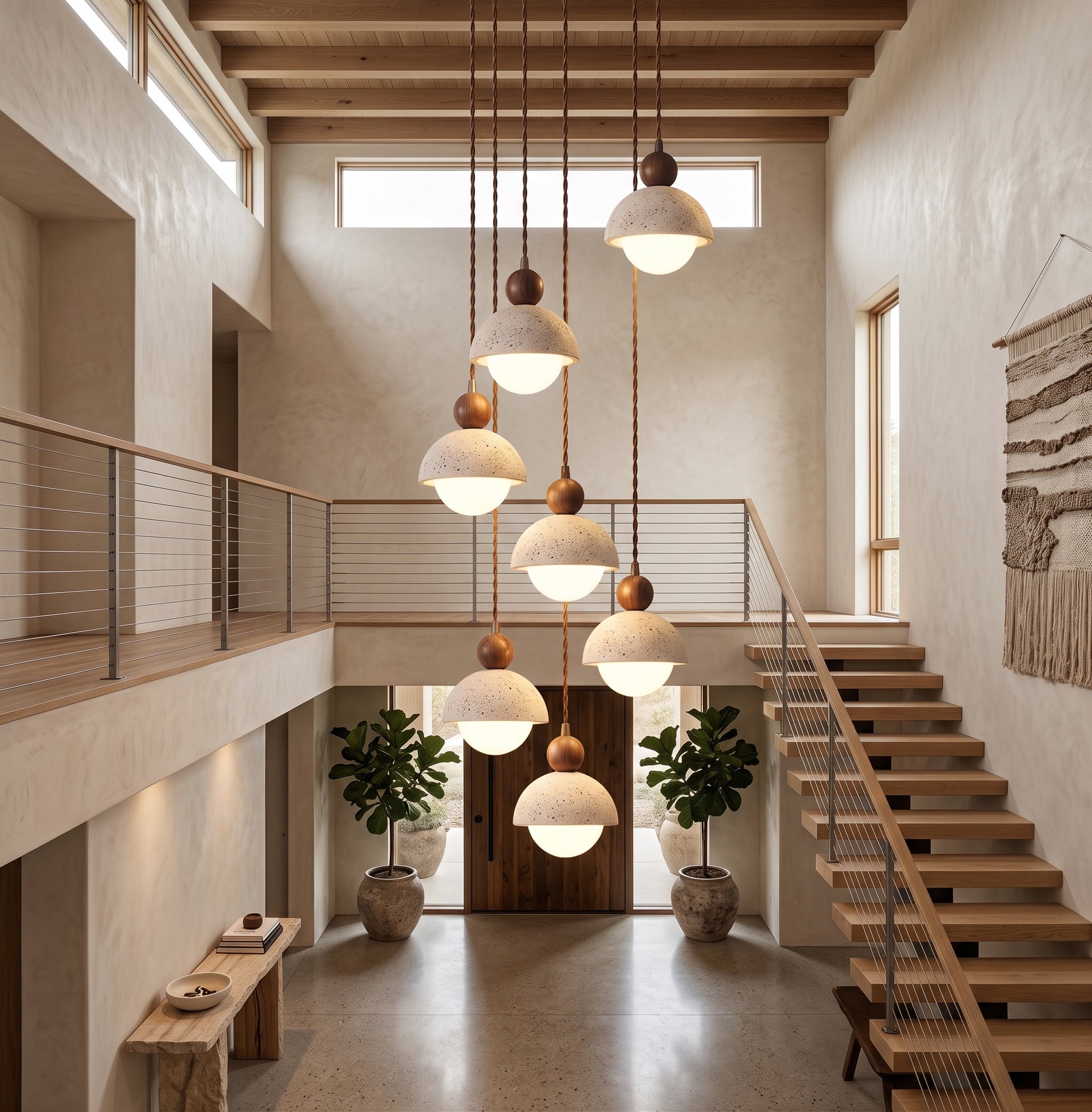 Nordale Travertine Pendant Light