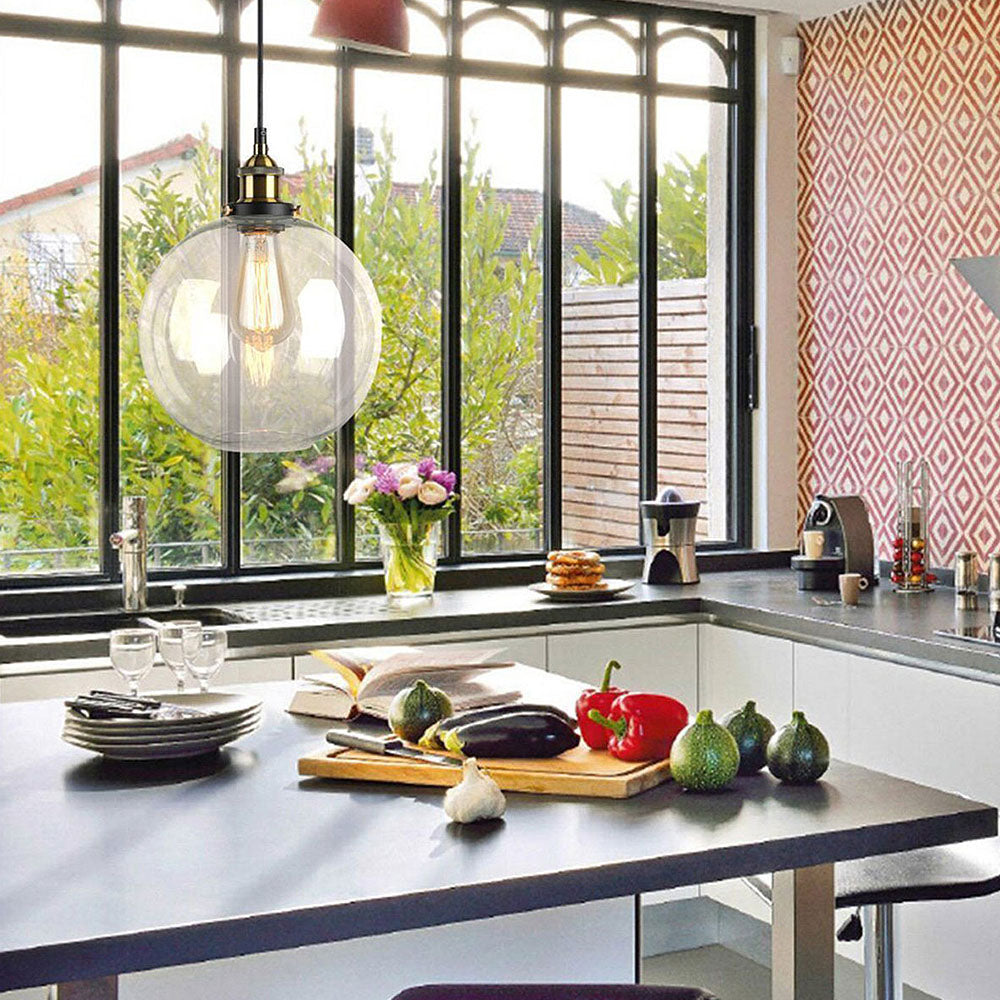 Globe Glass Pendant Light