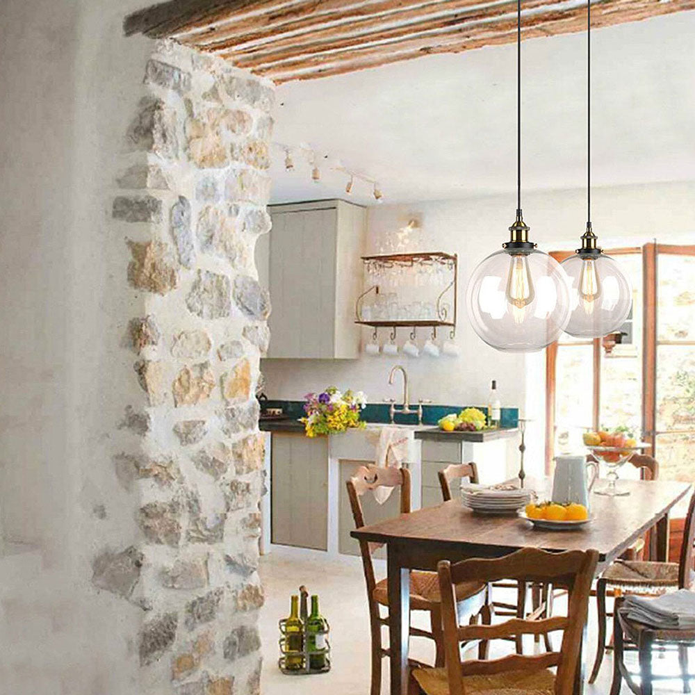 Globe Glass Pendant Light