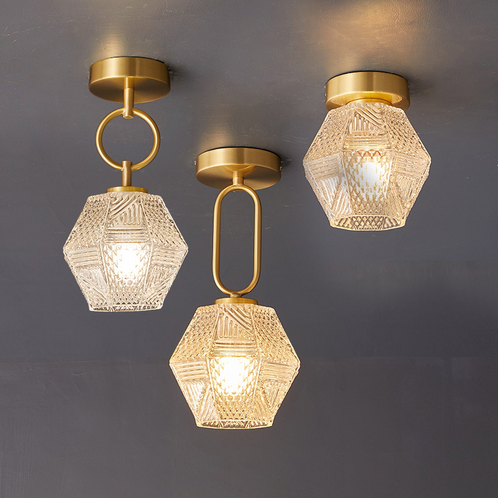 Rillton Art Deco Ceiling Light