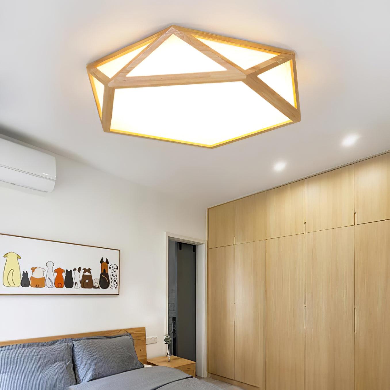 Dooles Wooden Ceiling Light