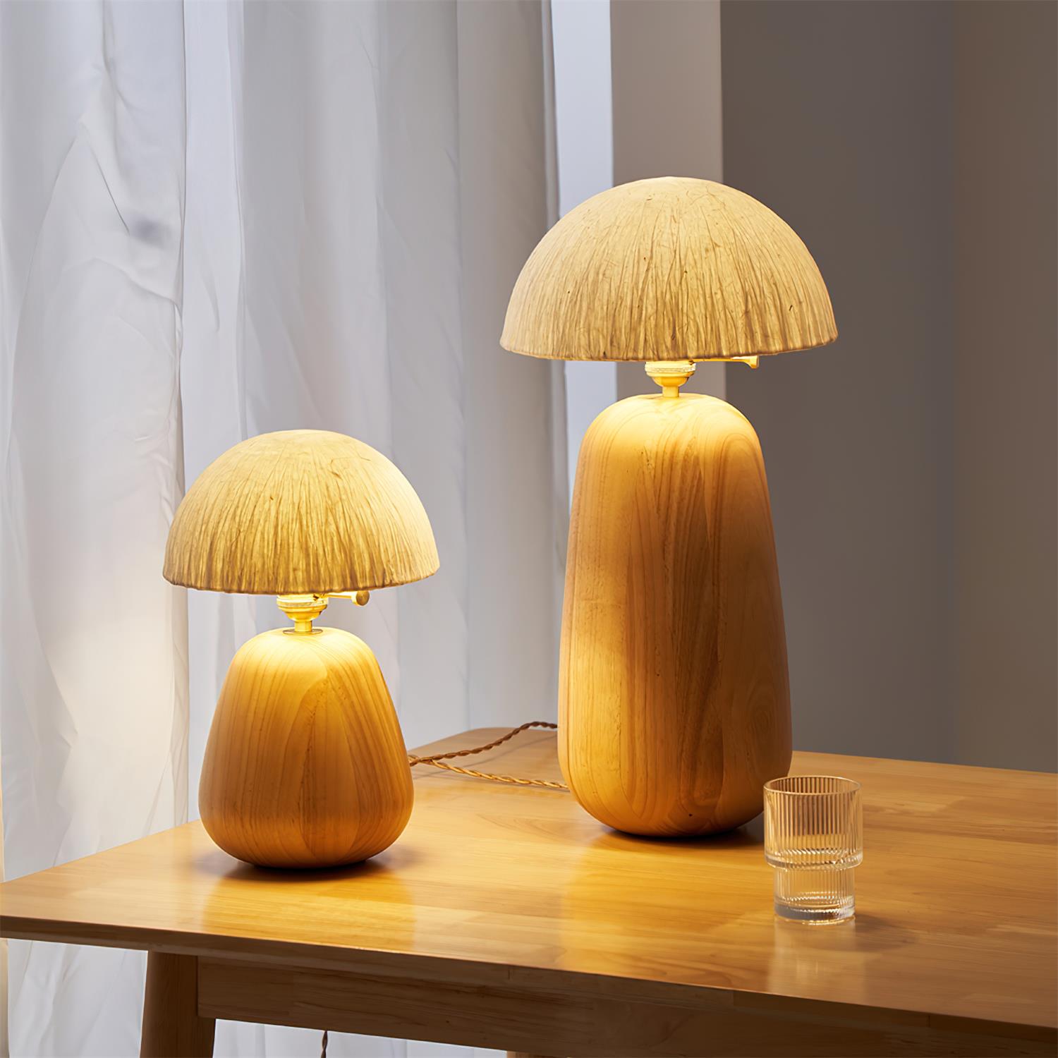 Deyra Wooden Table Lamp