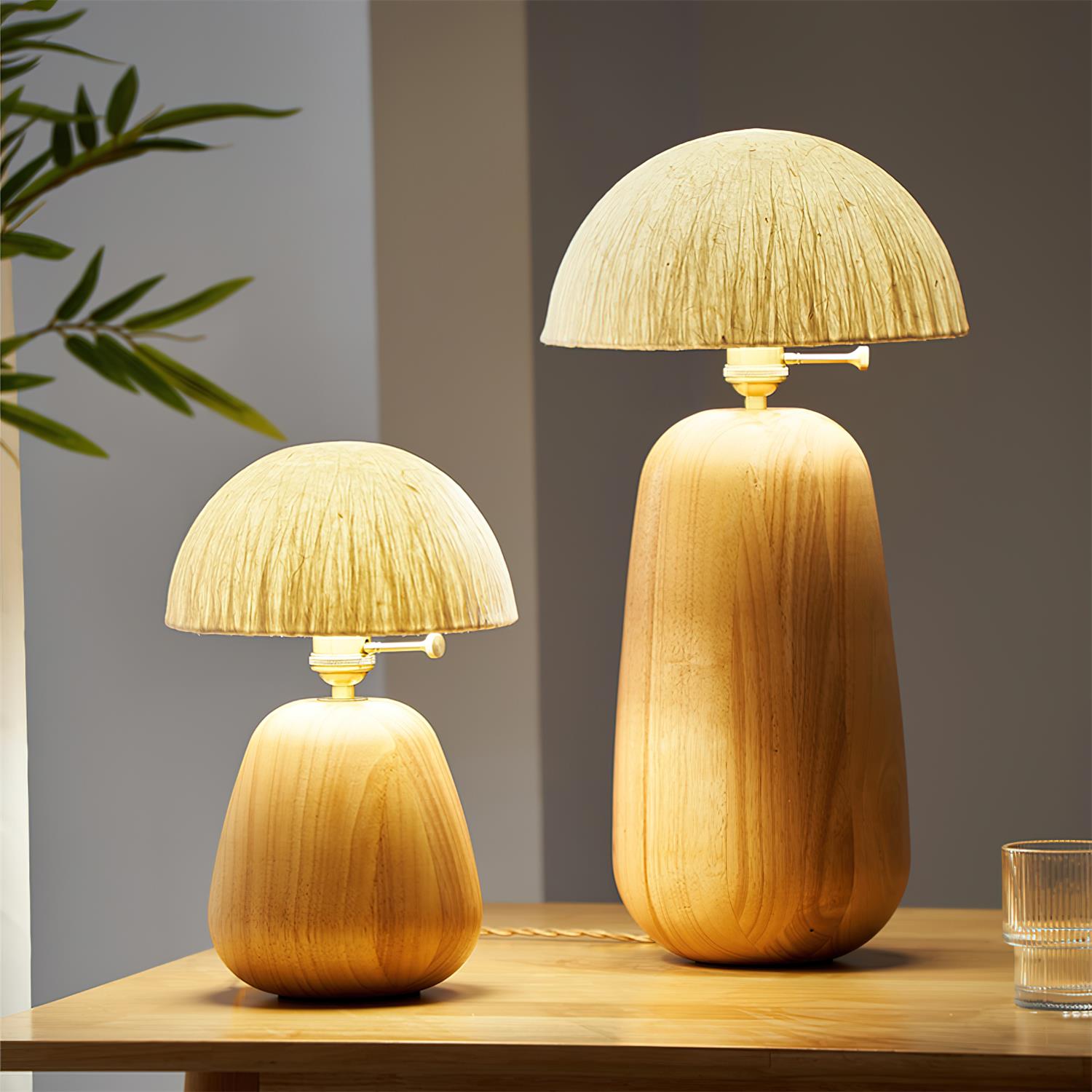 Deyra Wooden Table Lamp