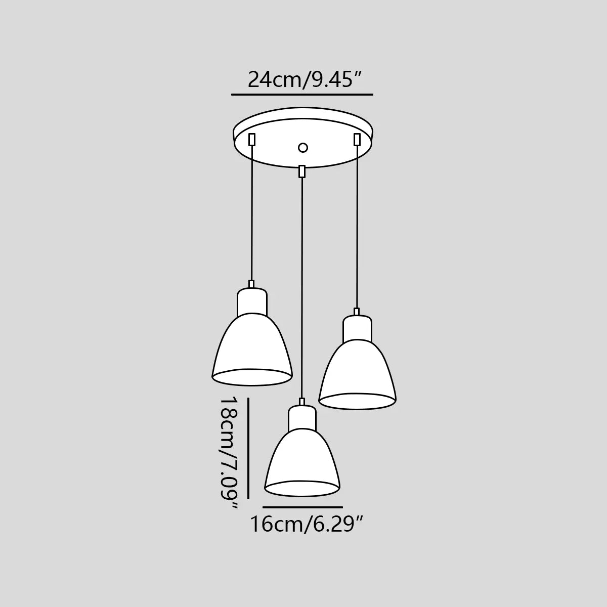 Lomira Cups Pendant Light