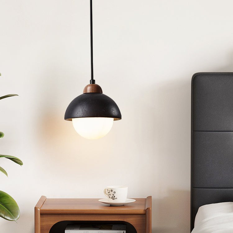 Domos Travertine Pendant Light