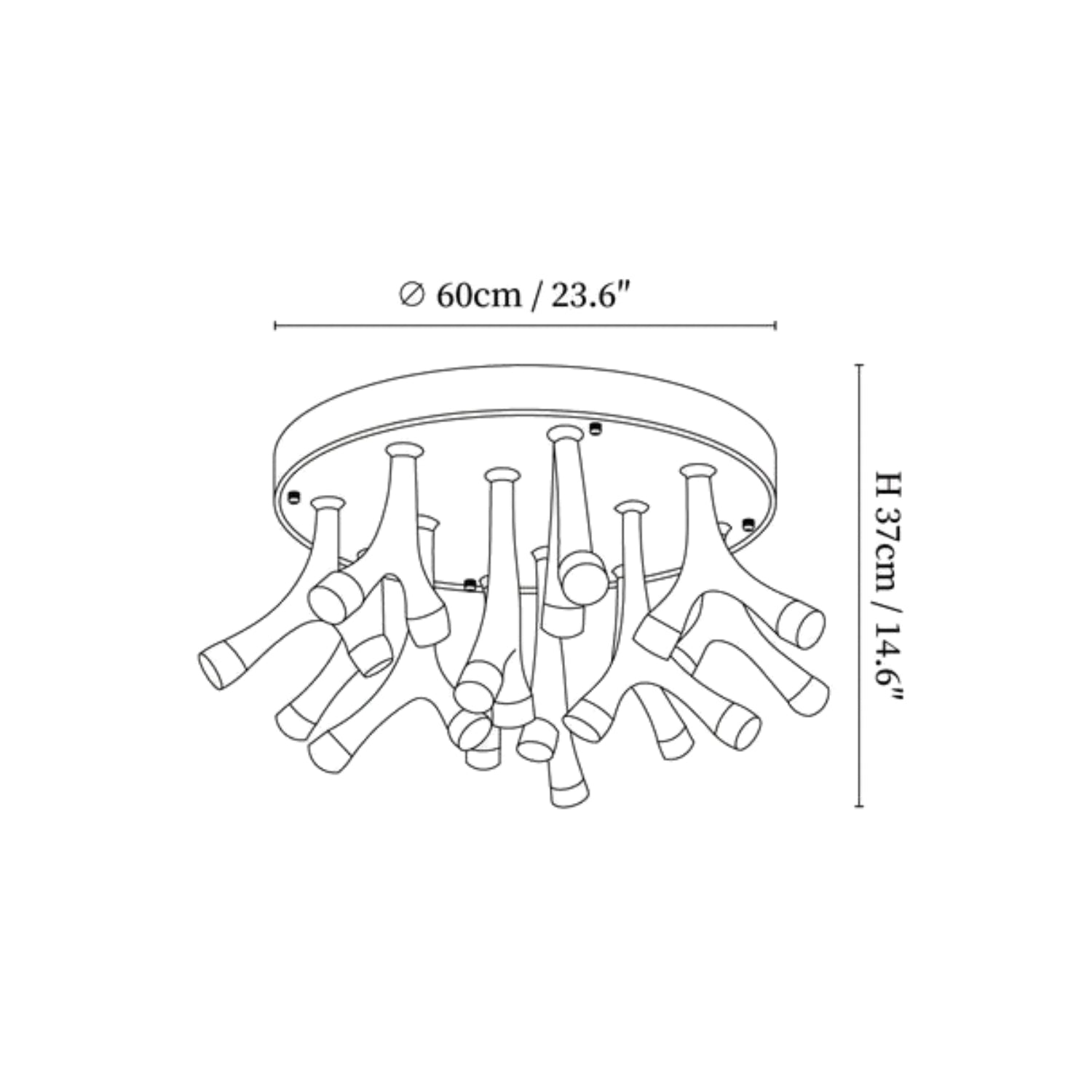 Tentazo Ceiling Light