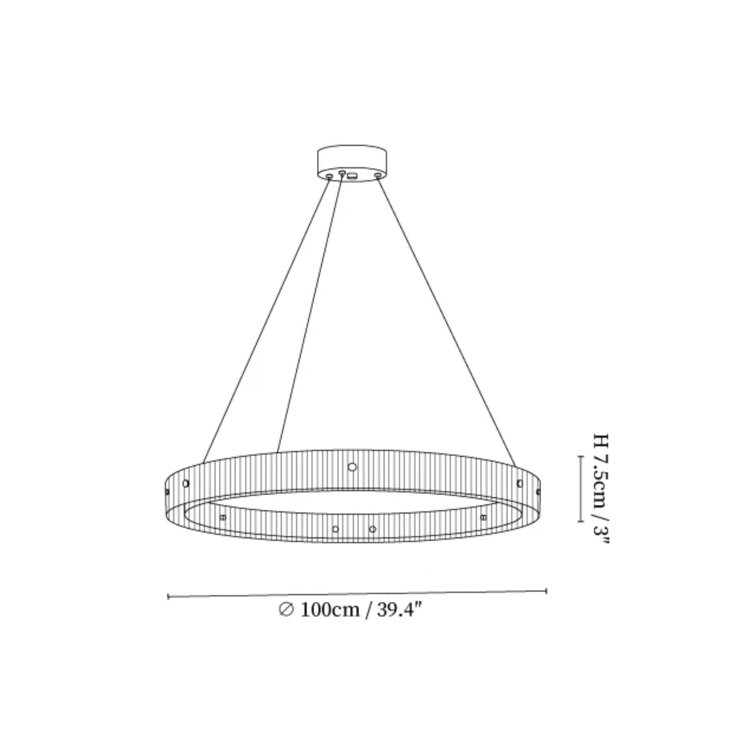Megeno Circular Pendant Light