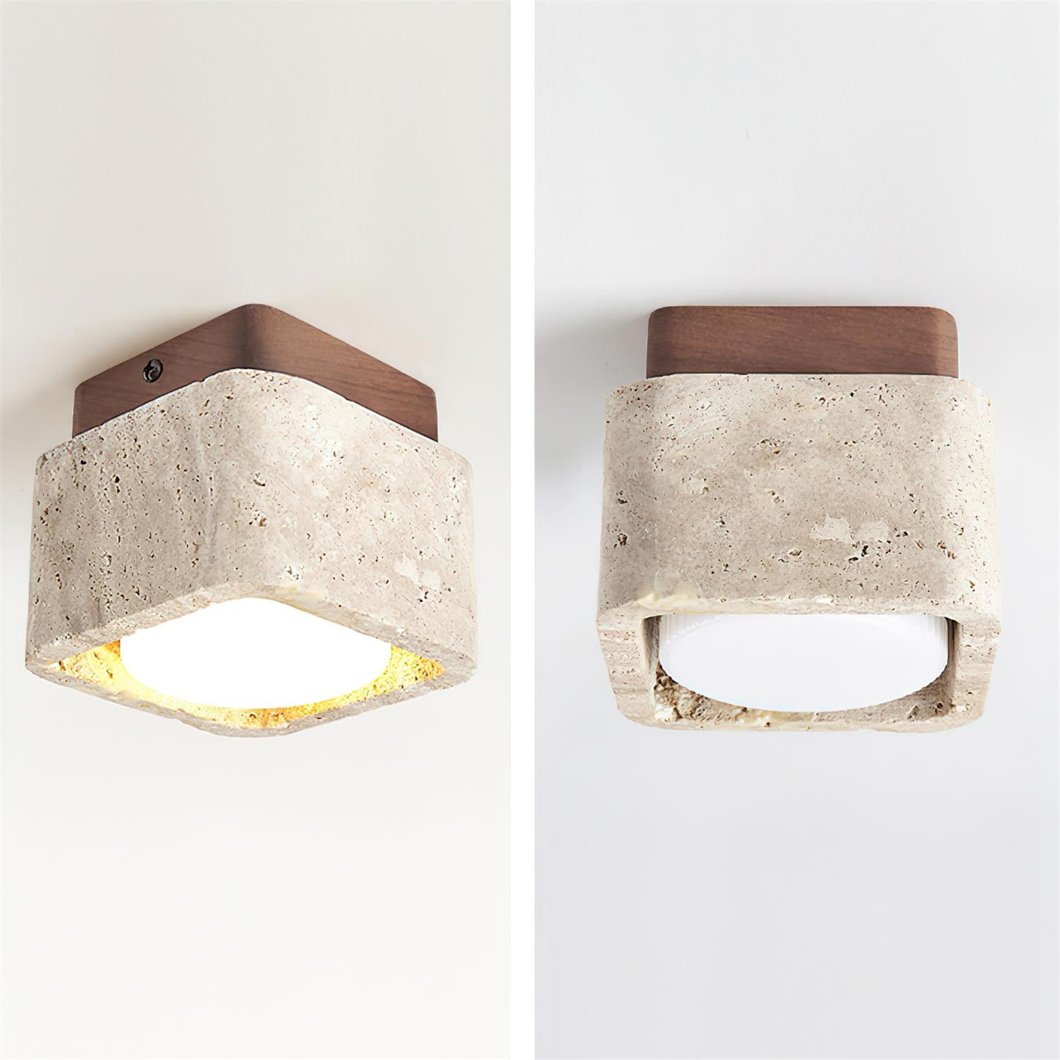 Dricovo Natural Stone Ceiling Light