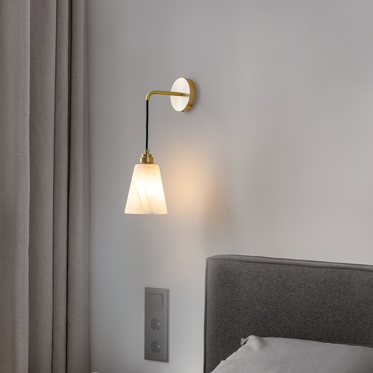 Cublen Pendant Alabaster Wall Light