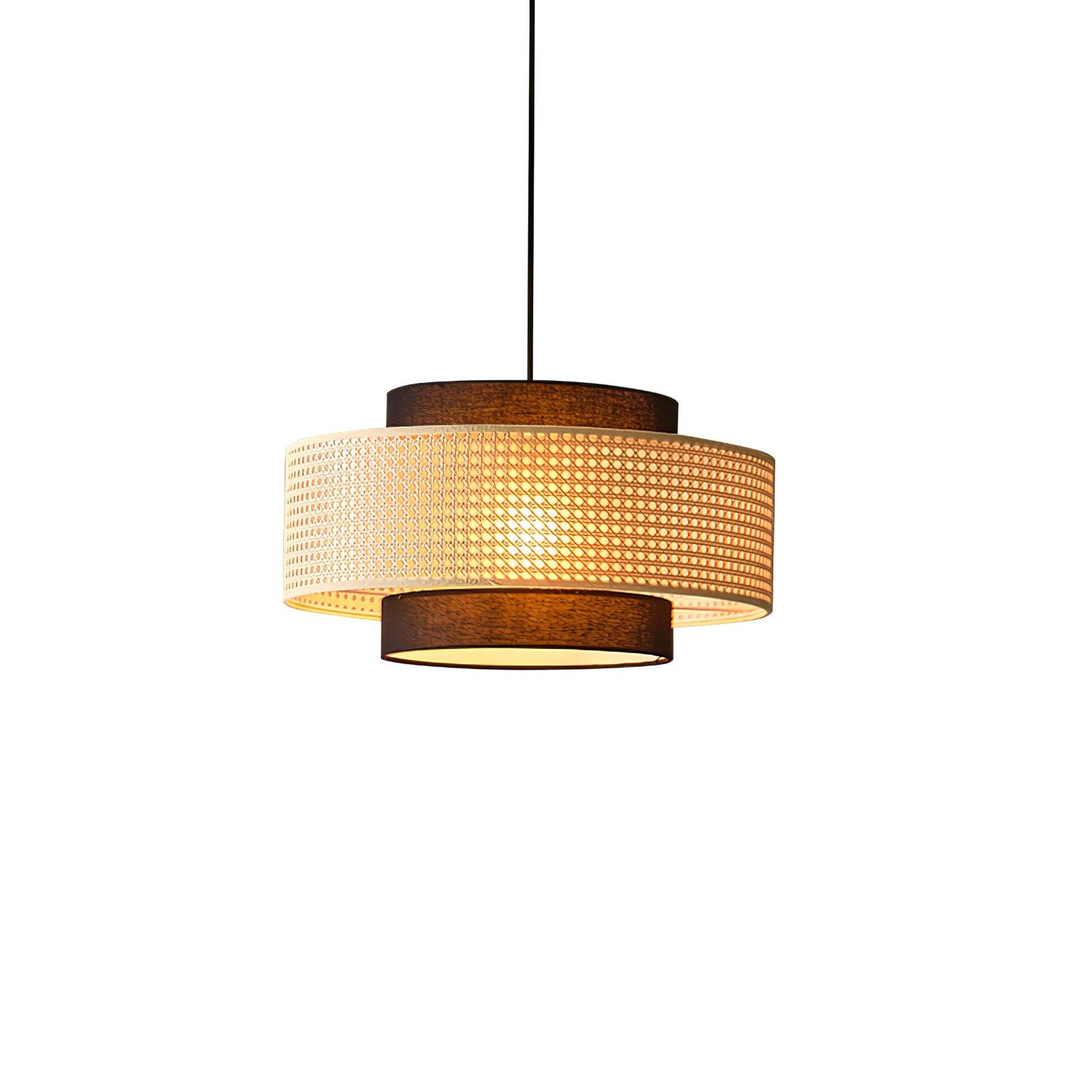 Delurso Japandi Style Pendant Light