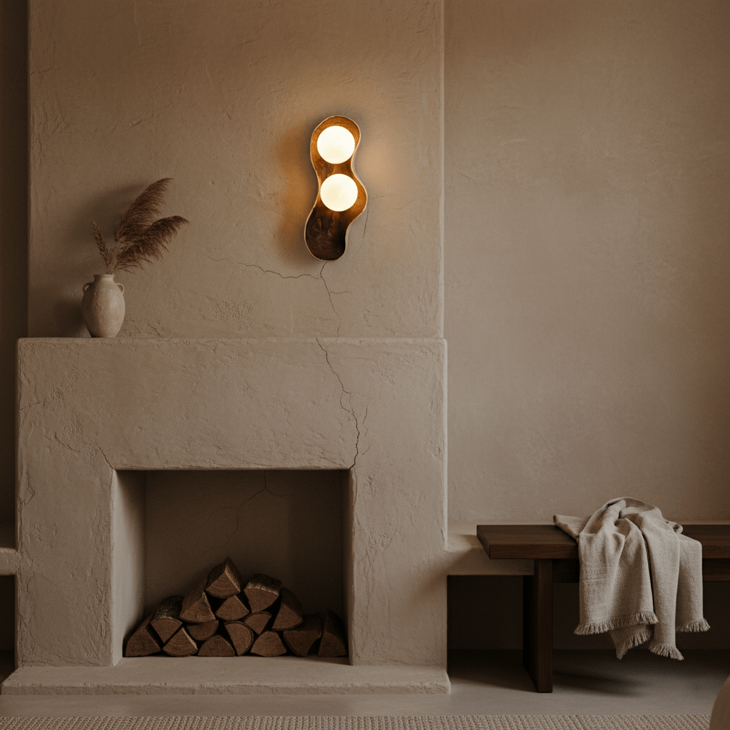 Hescio Wooden Wall Light