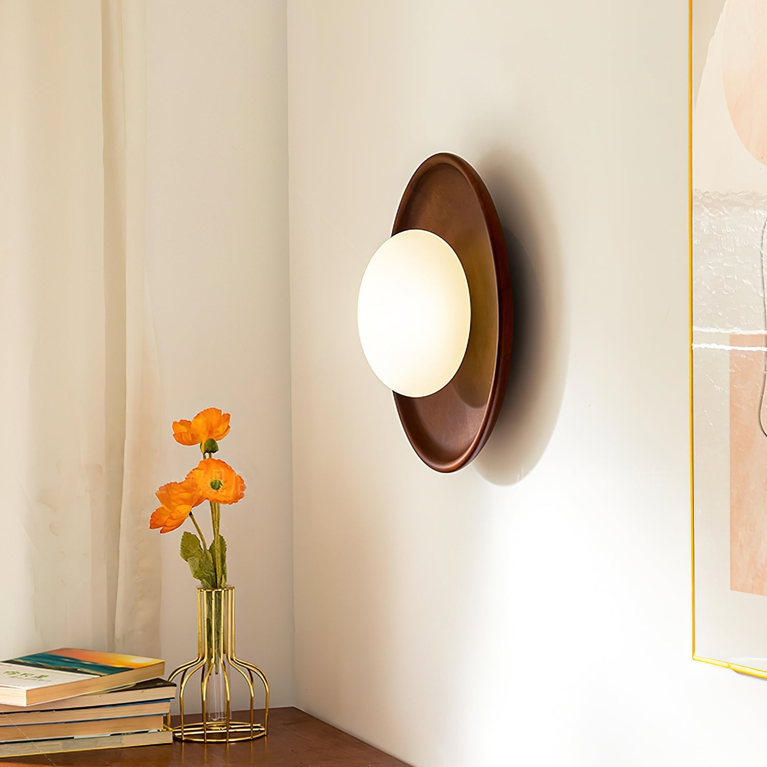 Wylcor Wooden Wall Light