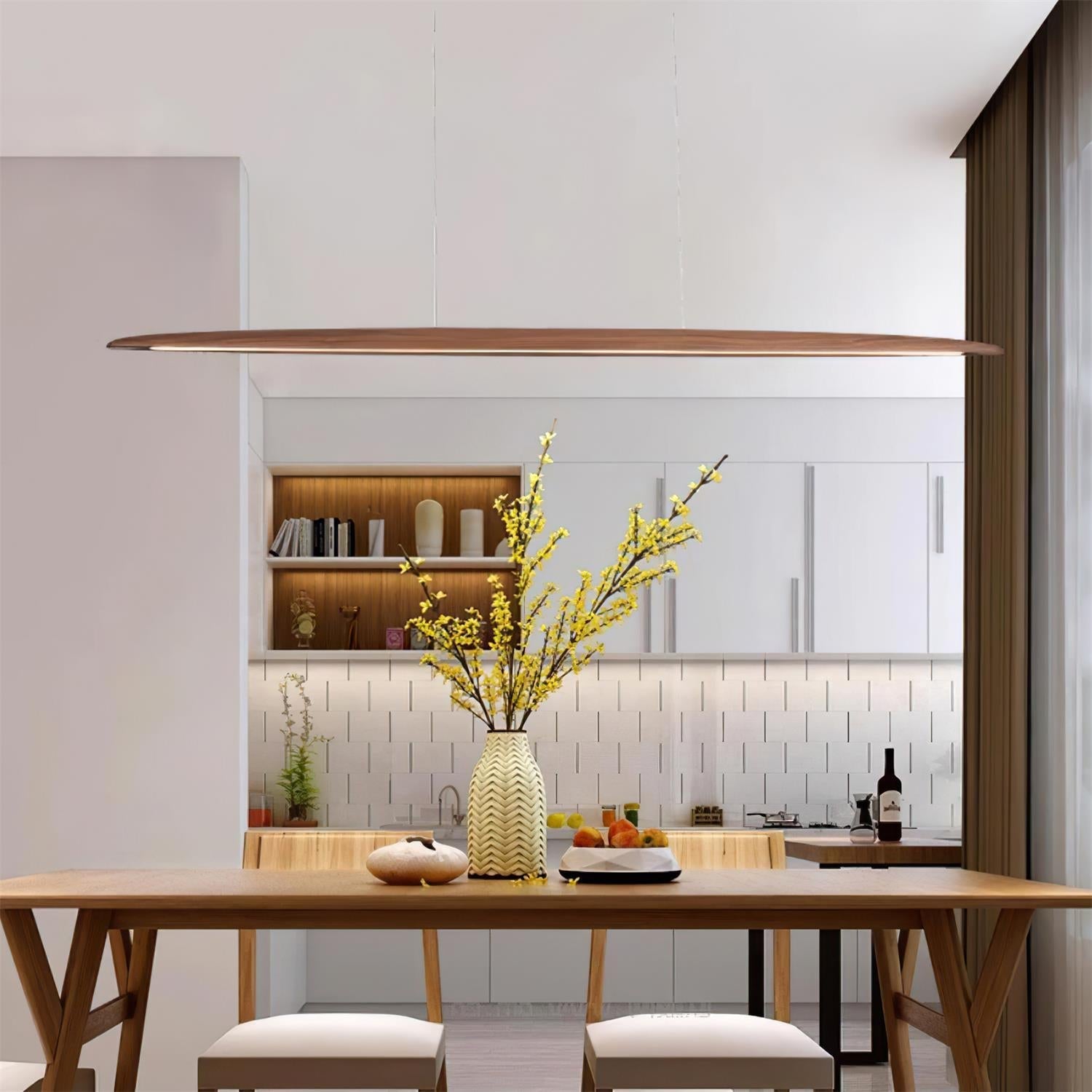 Esaso Japandi Wooden Pendant Light