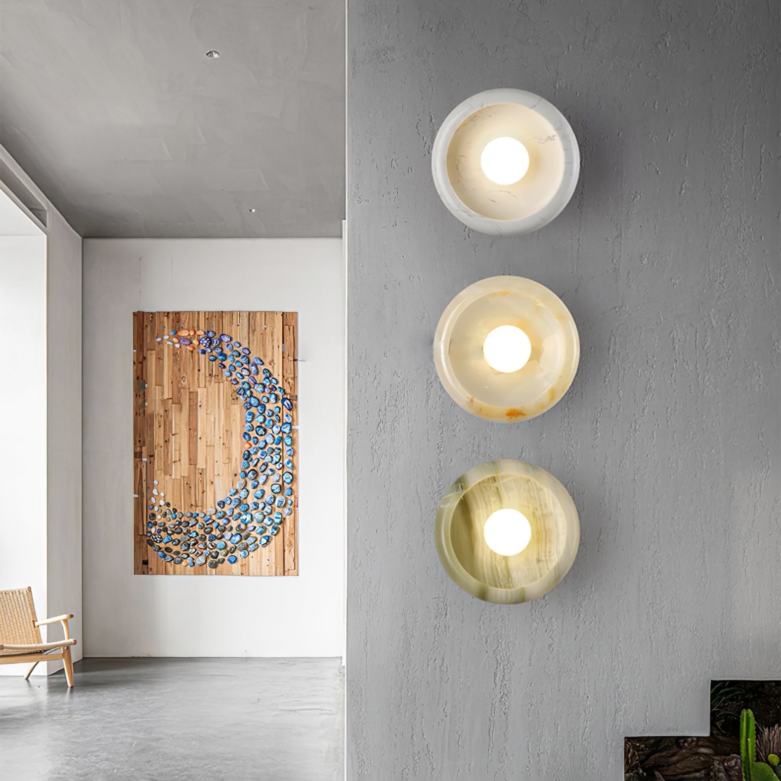Jeda Marble Wall Light
