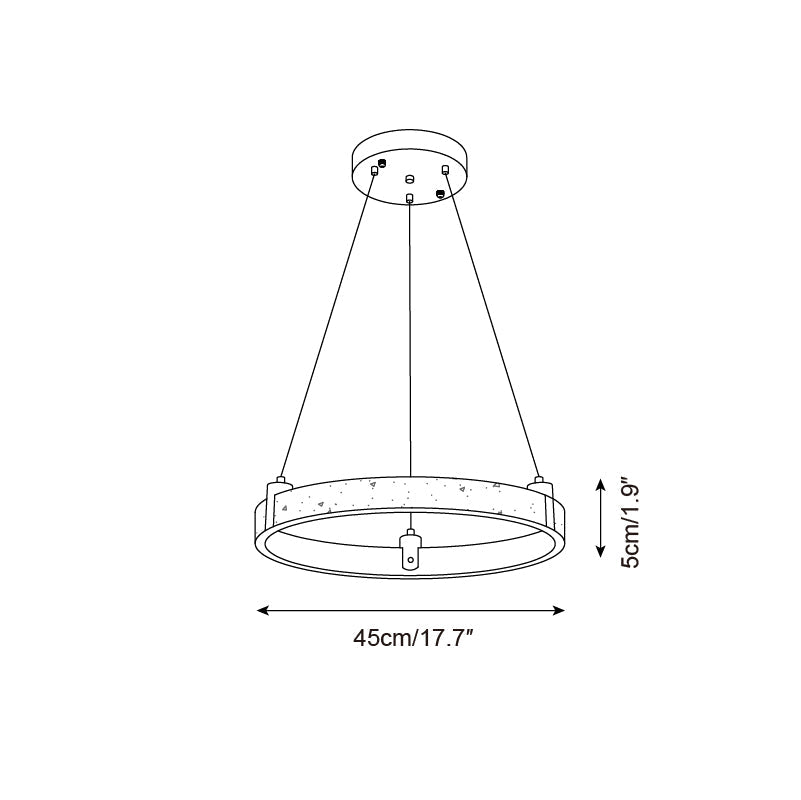 Ecolaze Natural Stone Pendant Light