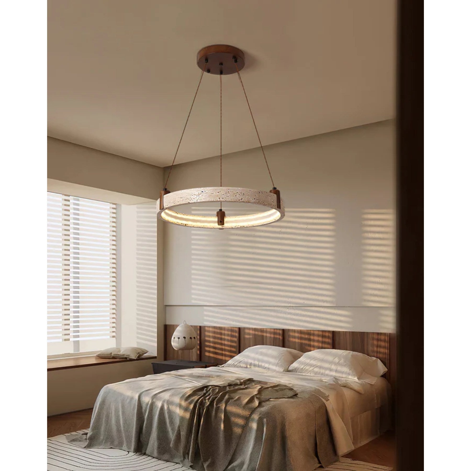 Ecolaze Natural Stone Pendant Light