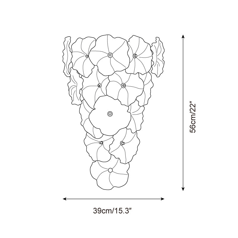 Leyza Flower Wall Light