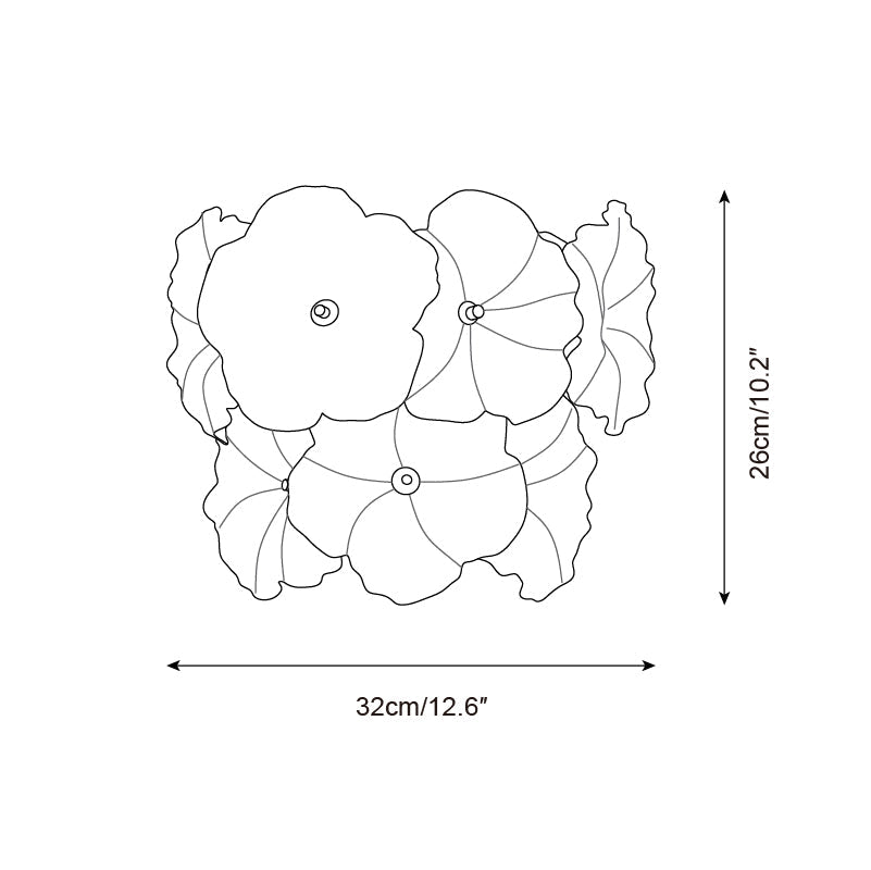 Leyza Flower Wall Light