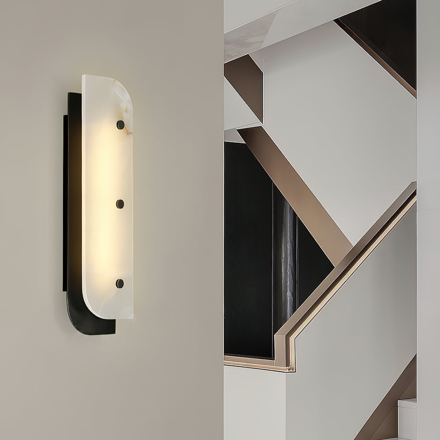 Meloriv Alabaster Wall Light