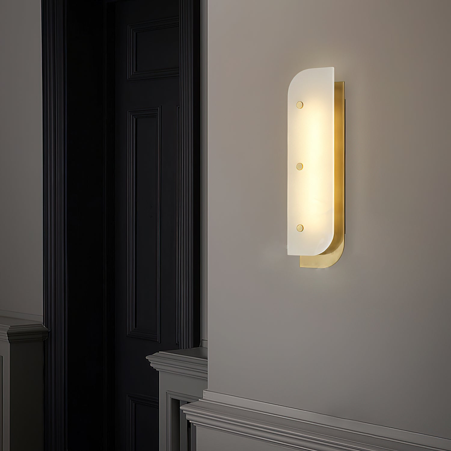 Meloriv Alabaster Wall Light