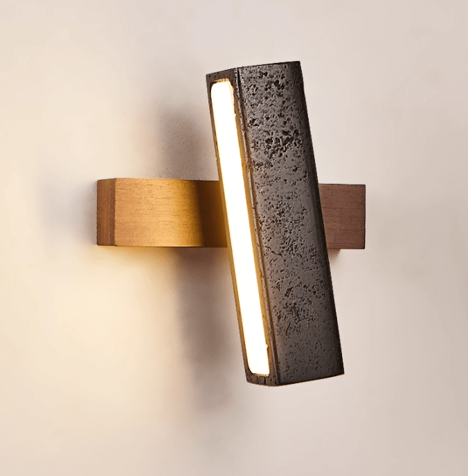 Malesa Natural Stone Wall Light