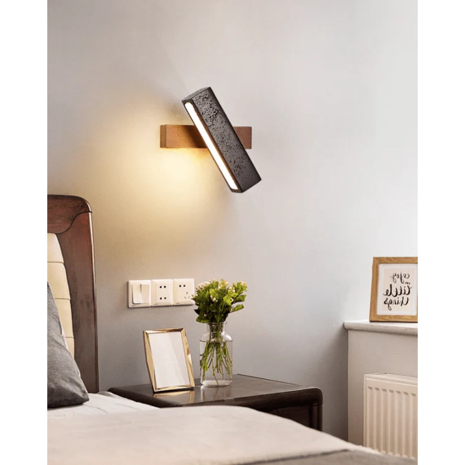 Malesa Natural Stone Wall Light