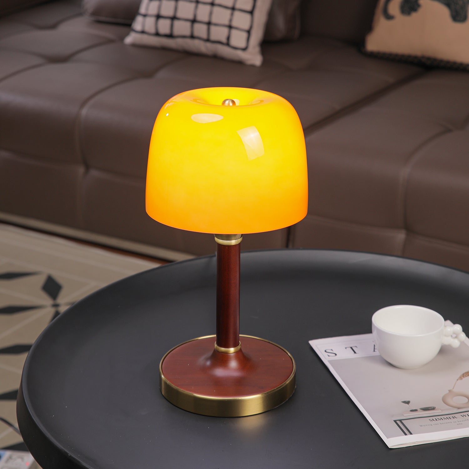 Aleto Wooden Table Lamp
