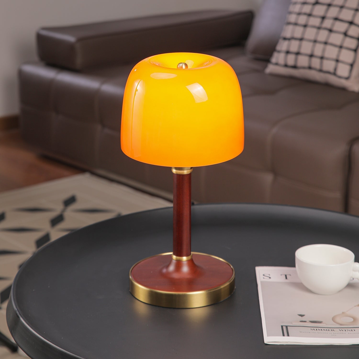 Aleto Wooden Table Lamp