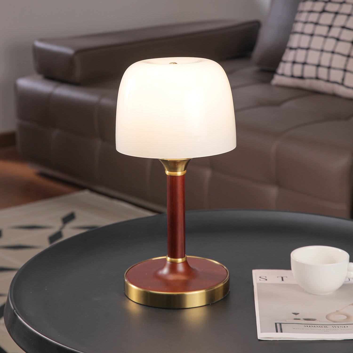 Aleto Wooden Table Lamp