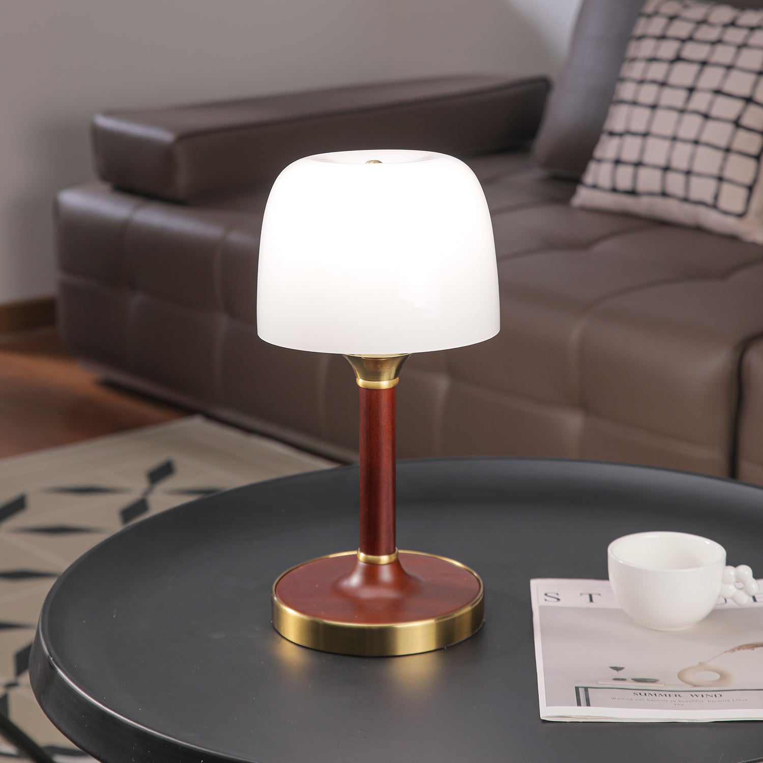 Aleto Wooden Table Lamp