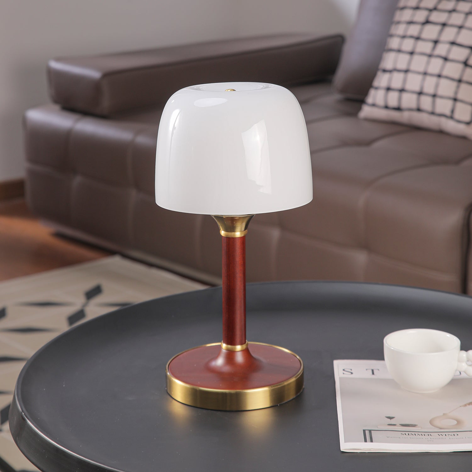 Aleto Wooden Table Lamp
