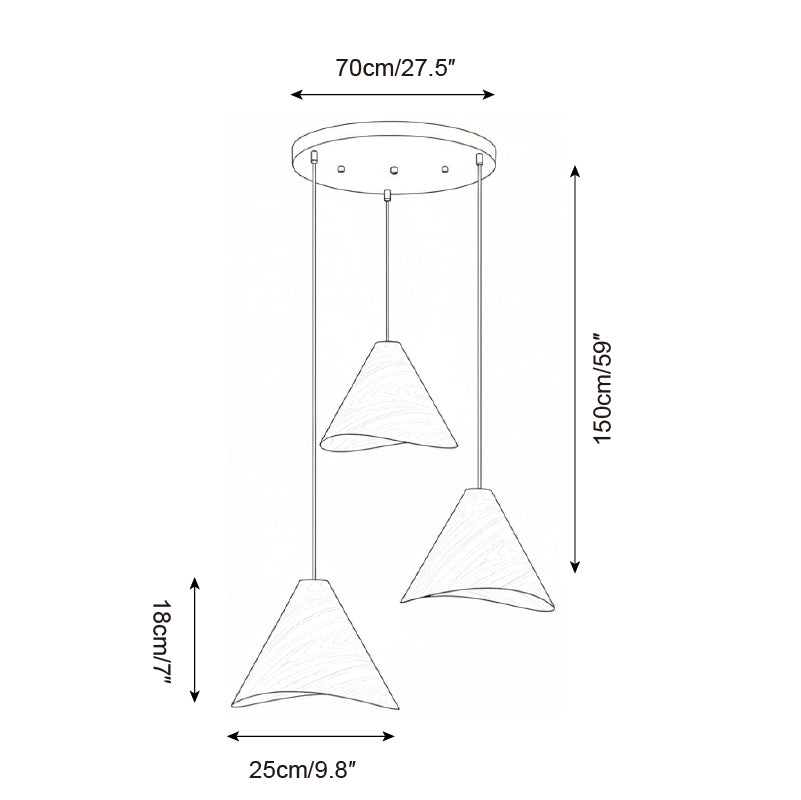 Eloze Wave Pendant Light