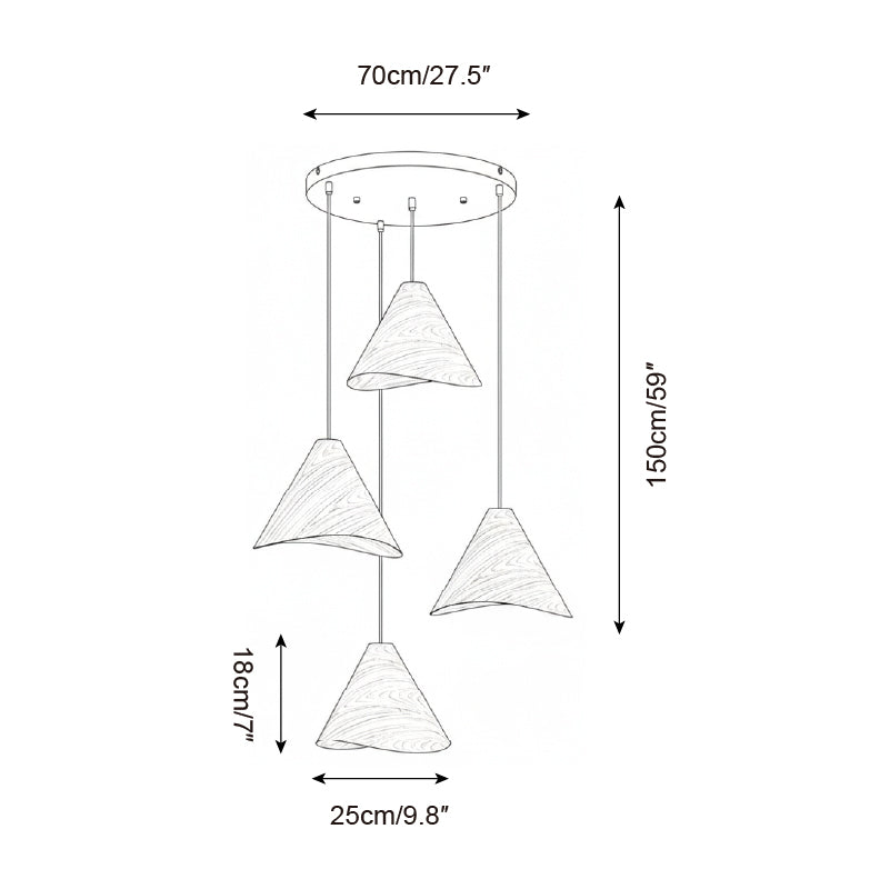 Eloze Wave Pendant Light