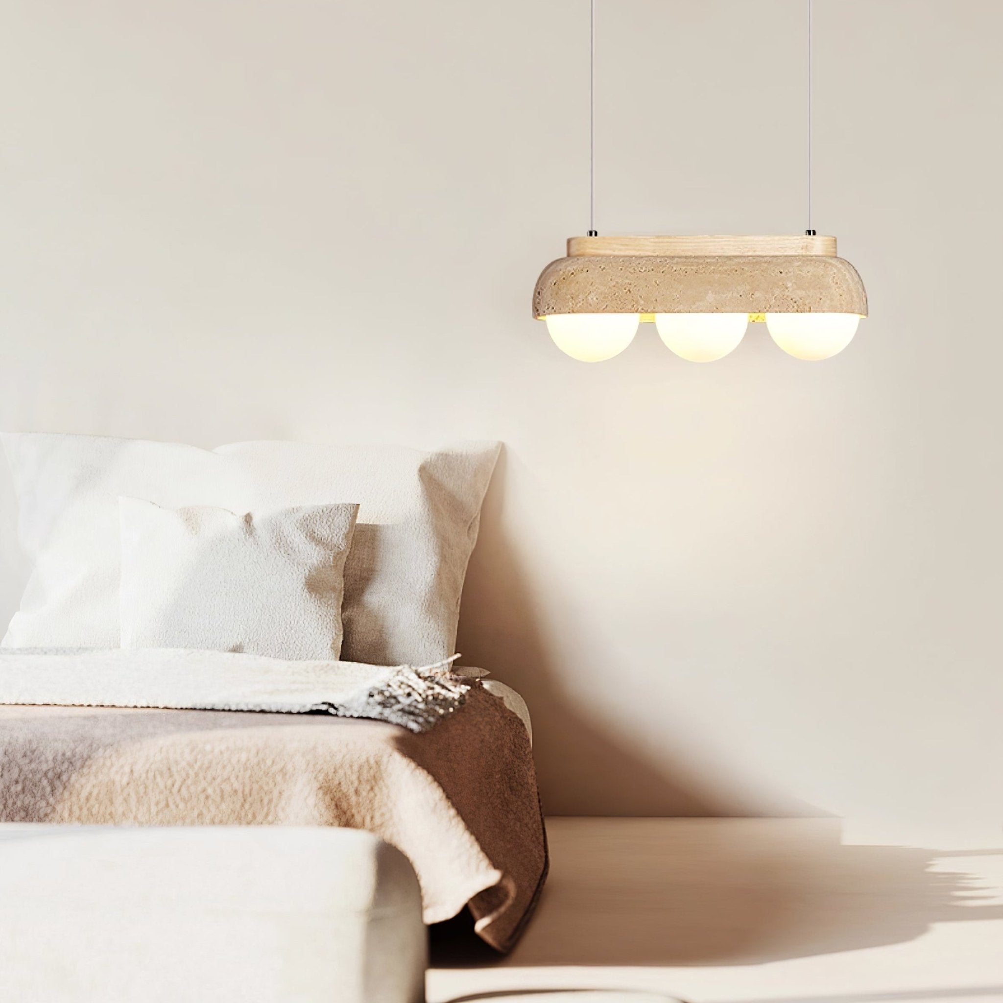 Ewosyn Natural Stone Pendant Light