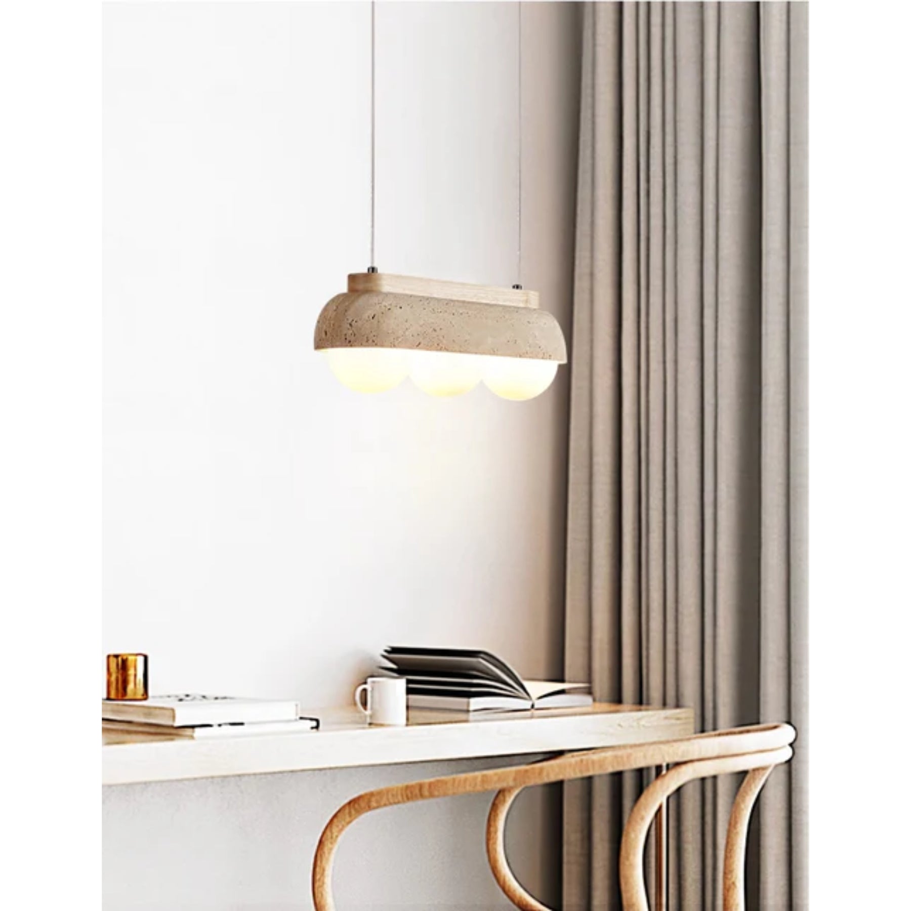 Ewosyn Natural Stone Pendant Light