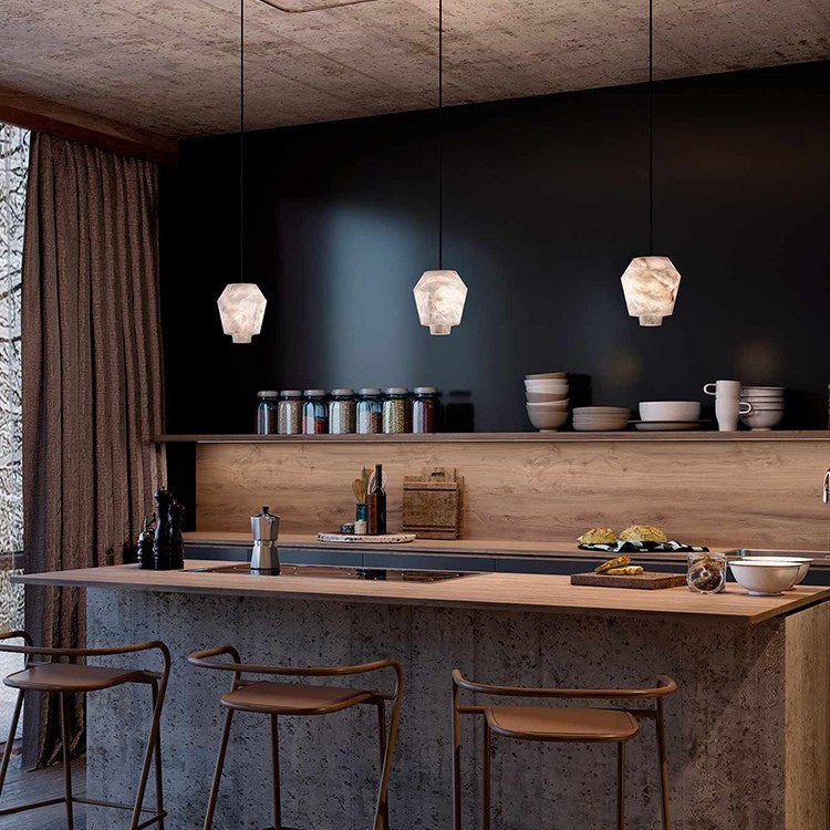 Velia Alabaster Pendant Light