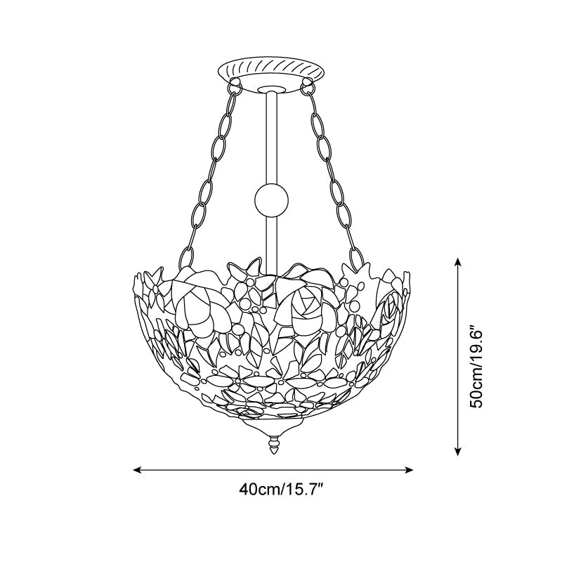 Lentysa Tiffany Ceiling Light