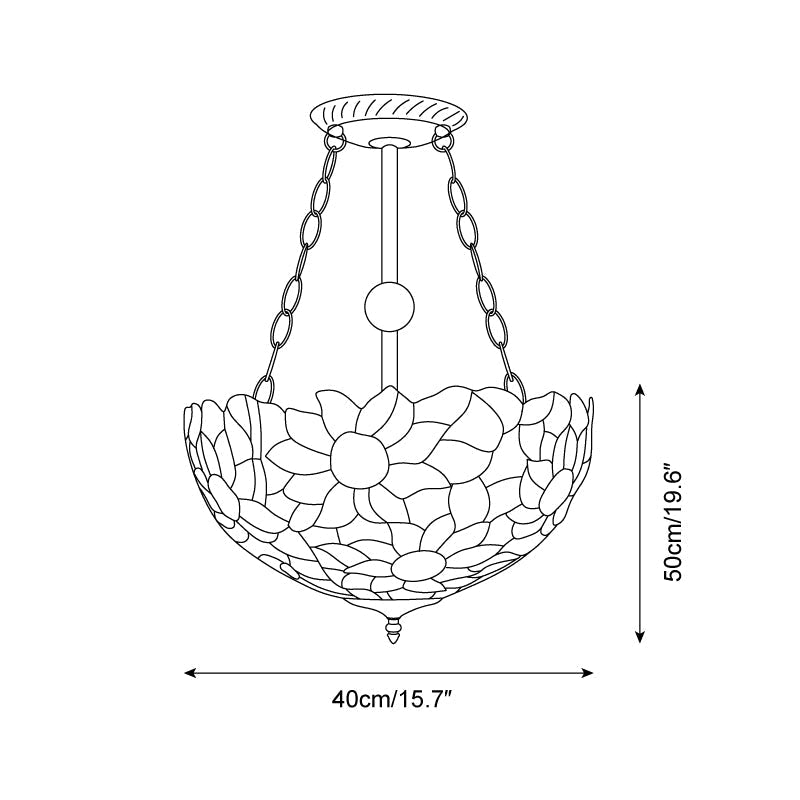 Lentysa Tiffany Ceiling Light