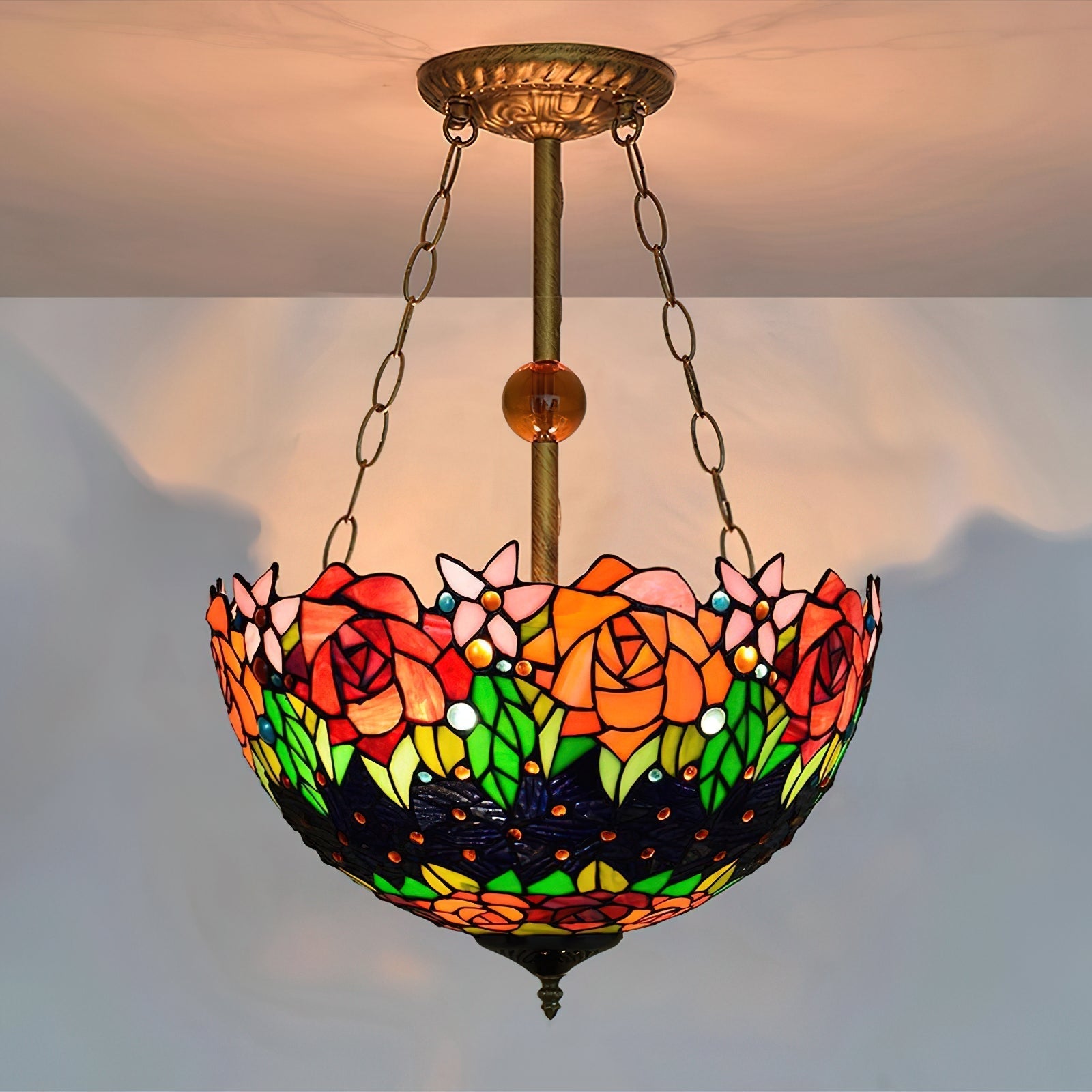 Lentysa Tiffany Ceiling Light
