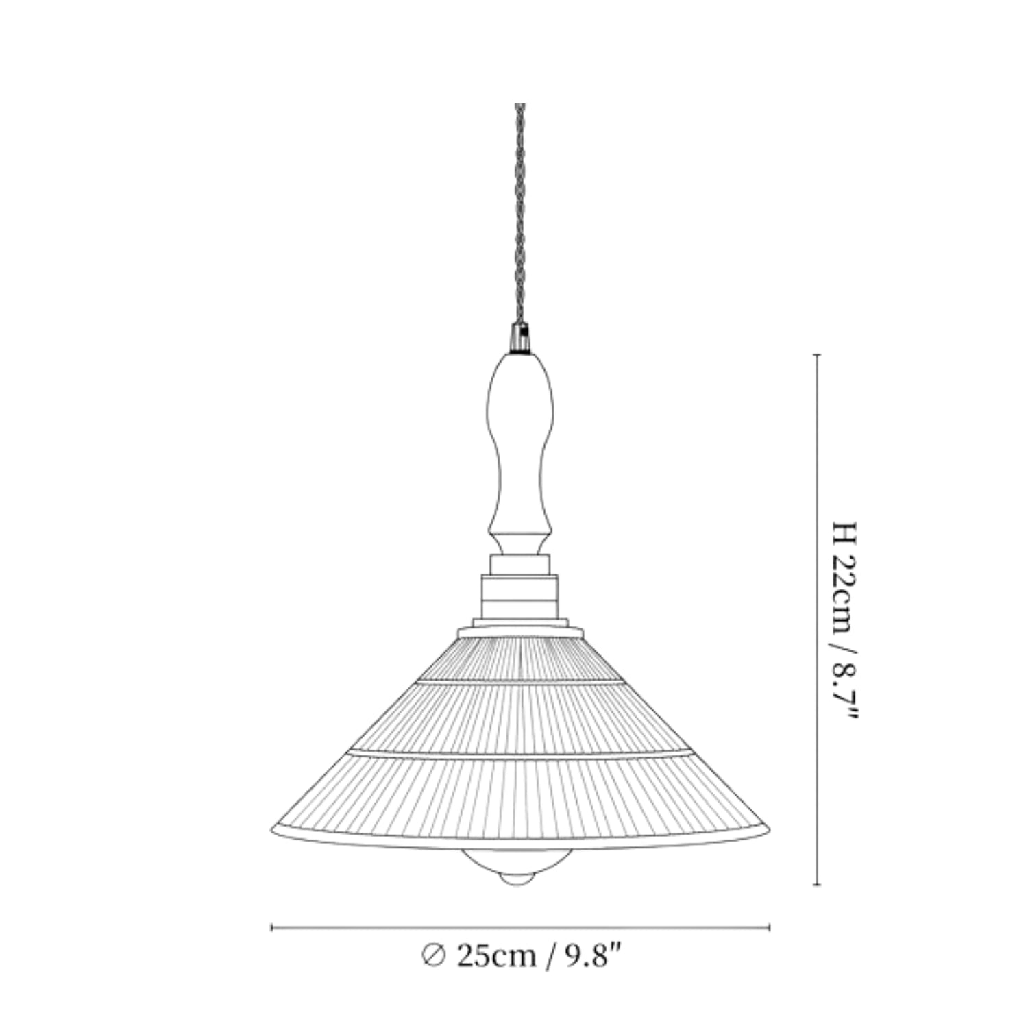 Belfa Vintage Pendant Light
