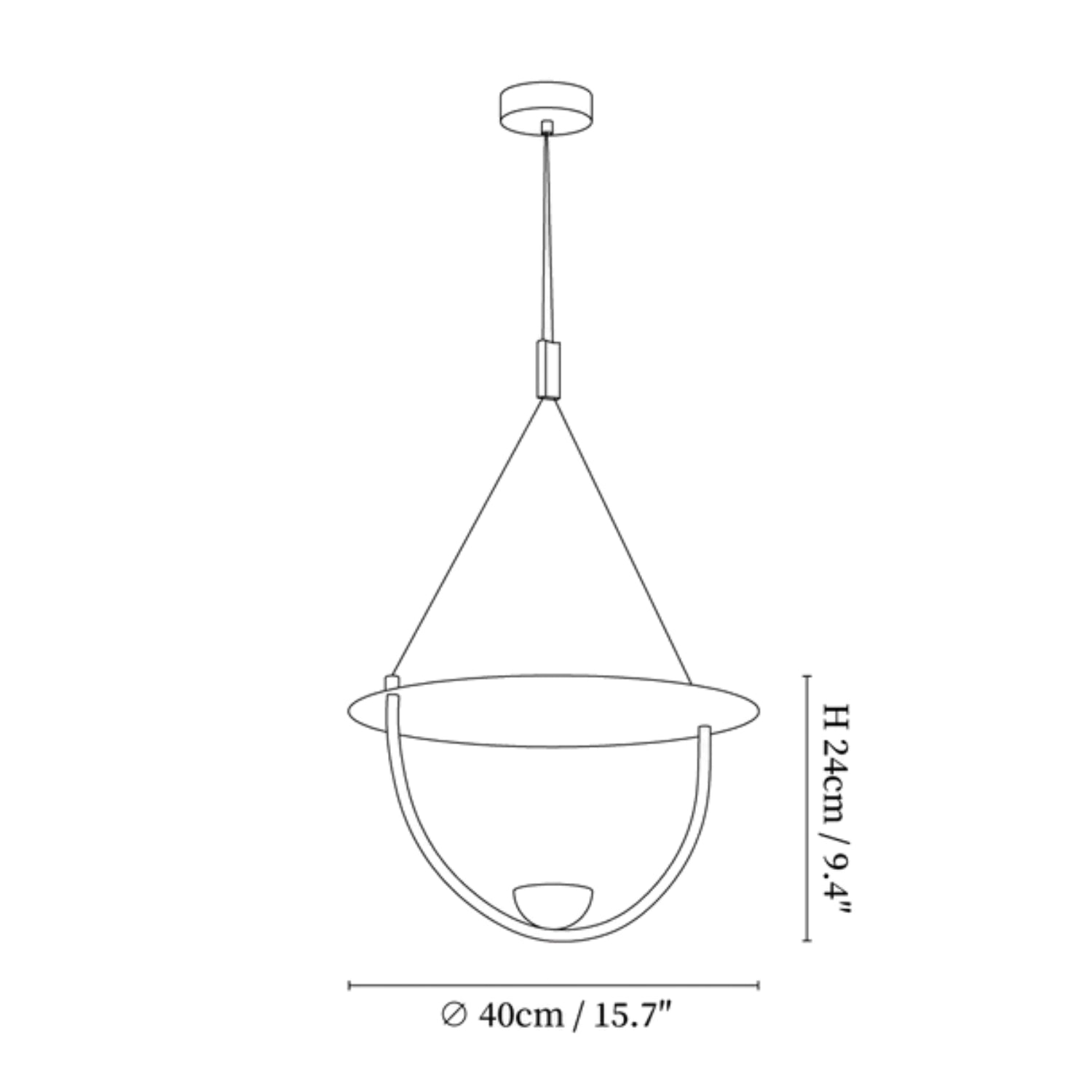 Meliza Disc Pendant Light