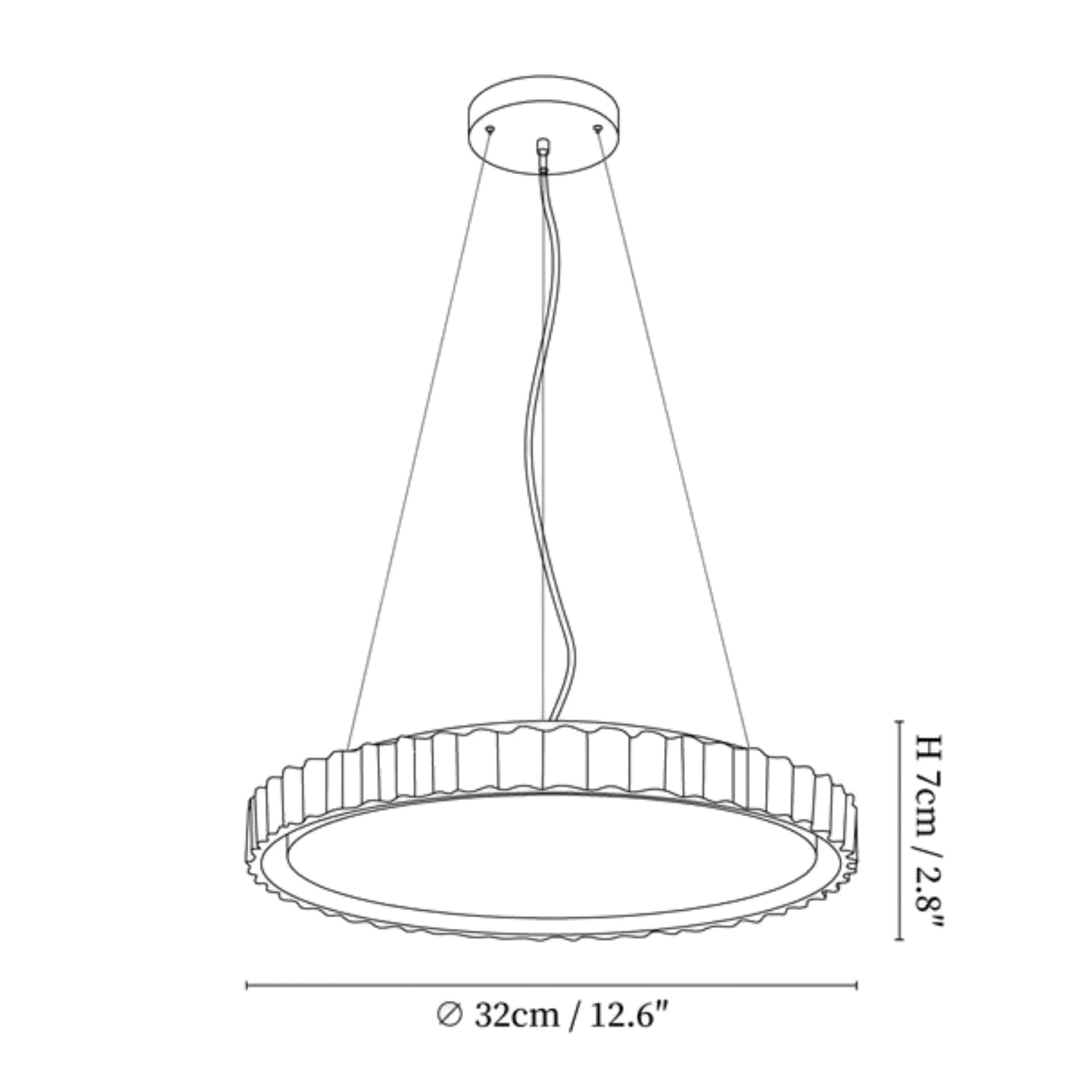 Zenmesca Natural Stone Pendant Light