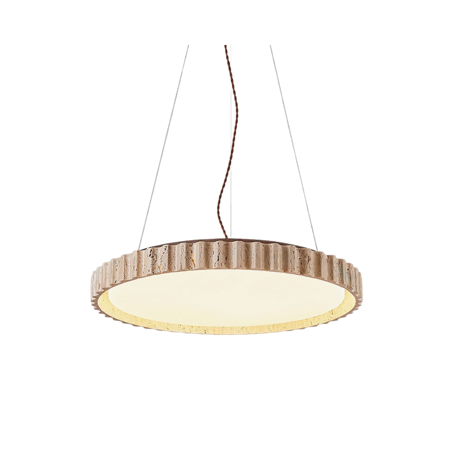 Zenmesca Natural Stone Pendant Light